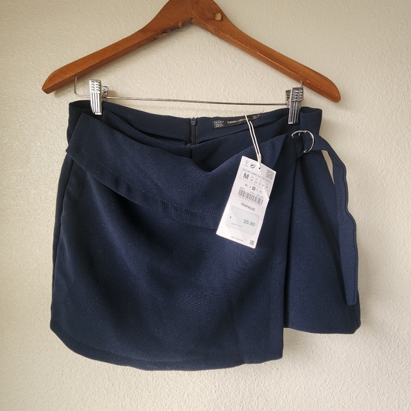 ZARA skort Medium In Navy - Picture 1 of 10